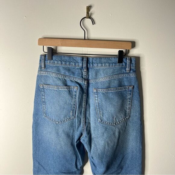 Reformation Julia High Waisted Cigarette Jeans Sonoma Destroyed color size 27 - Picture 8 of 12